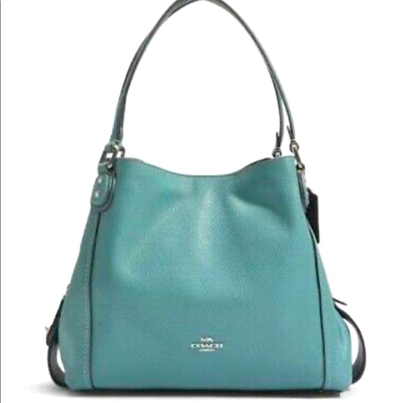 COPY - Coach Edie 31 Pebble Leather Shoulder Bag - Picture 1 of 2